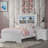Pompei White Twin Bed With Bookcase Headboard