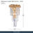 Marquise 5-Light Wall Sconce - Gold