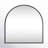 Sabine Metal Arch Wall Mirror-272105429-272105256