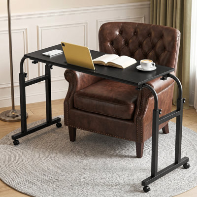 Mobile Over The Bed Recliner Table - Adjustable Height & Length, Stable Laptop Tray Chair Table with Wheels for Kids & Adults