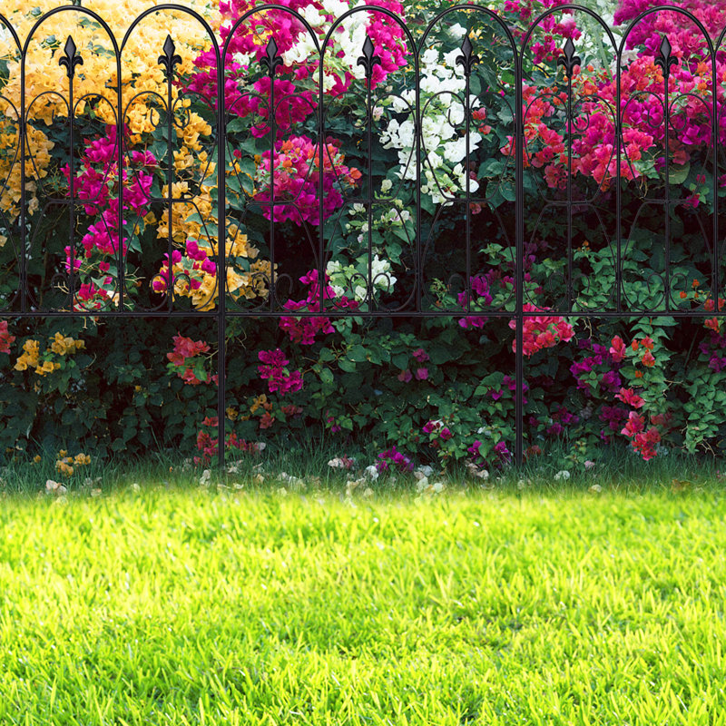 Metal Fence Panels Included
