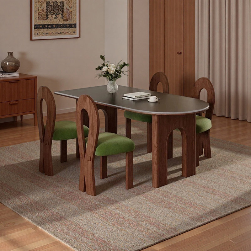 Grifton, H 29,52 po x l 62,99 po x P 31,49 po, 5 pièces: table, 4 chaises