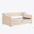 Jaaire Twin Size Upholstered Tufted Daybed Bed with Pop Up Trundle-838649898