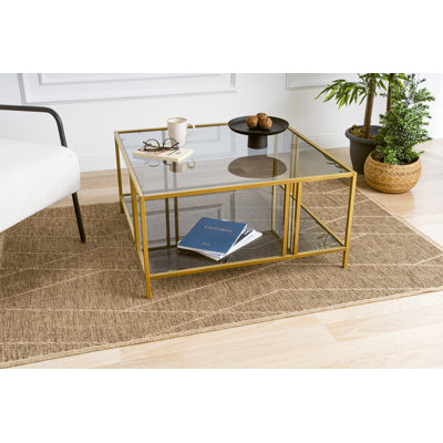 Four Leg Coffee Table with Storage