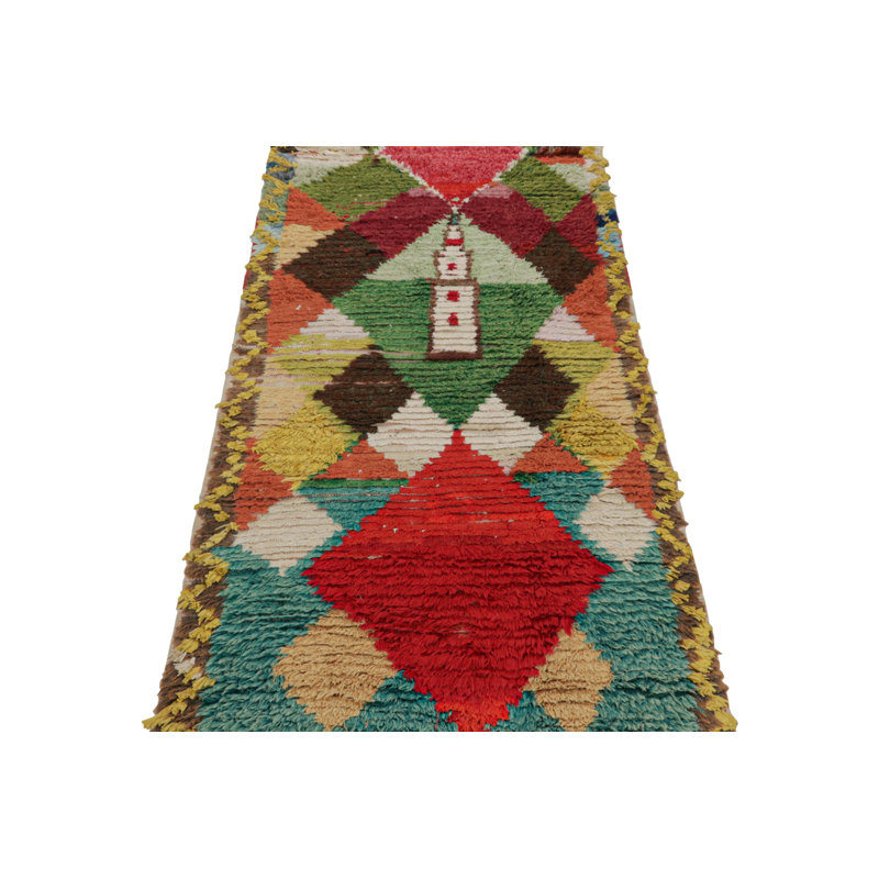 Hand Knotted Wool Area Rug