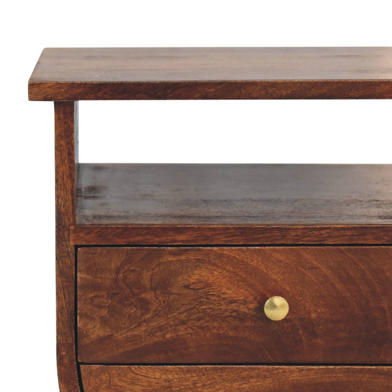 Ikora 15.75'' W Solid Wood Nightstand