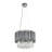 Transitional 6 Light Chrome Crystal Round Chandelier-158302513-181847045