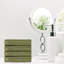 Kleiman Cotton Highly Absorbent Solid and Checkered Border Hand Towel Set-124136595