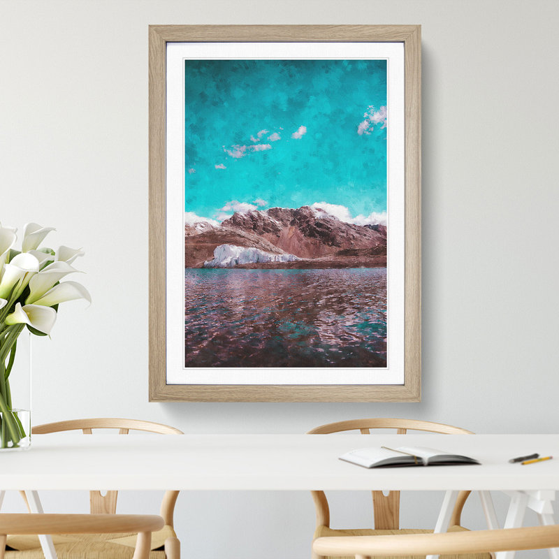 Pastoruri Glacier in Peru Vol.2 - Framed Print, Oak Framed, 36cm H x 27cm W x 2cm D