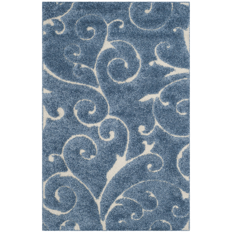 Atterberry Damask Area Rug, Rectangle 122 x 183 cm