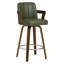 Tabouret de bar et de comptoir pivotant 26 po avec accoudoirs-974876969-1003015840