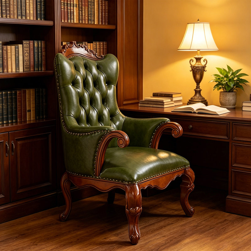 Chaise de bureau 47,24 po H American Vintage