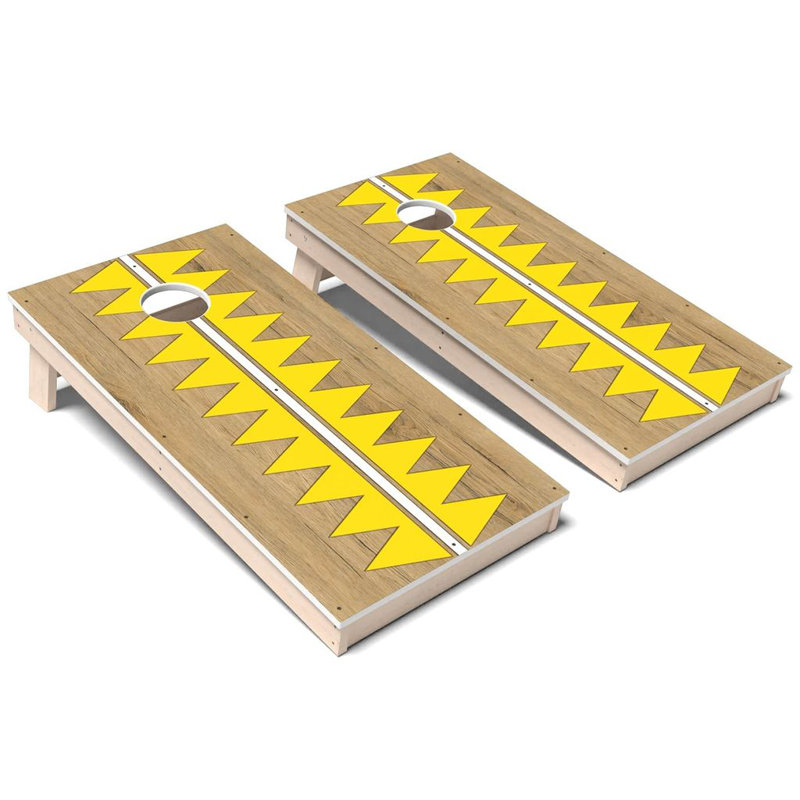 Ensemble de planches en cornhole Canary Yellow Slice, Ajouter un étui de transport