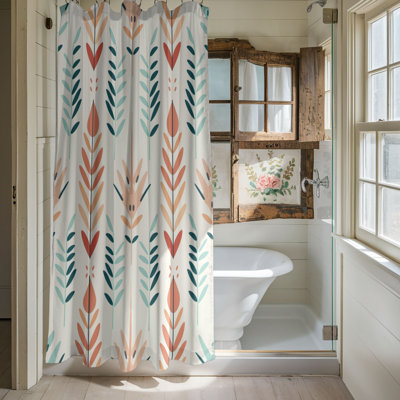 Boho Leaf Dance - Premium Shower Curtain