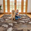 Tapis contemporain à fleurs-212247641