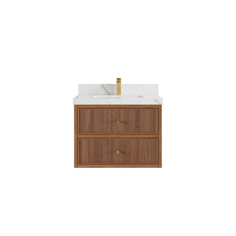 Ensemble de meuble-lavabo simple 30 po Sonoma, Calacatta Laza