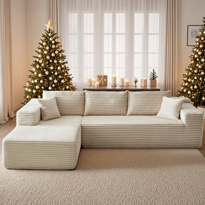 Rita Upholstered L-Shaped Sectional