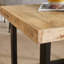 Macau Industrial Solid Wood and Metal Coffee Table-1768472924