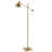 Zoila 62'' Brass Gold Task Floor Lamp