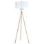 Enrica 167.64" Brass Tripod Floor Lamp