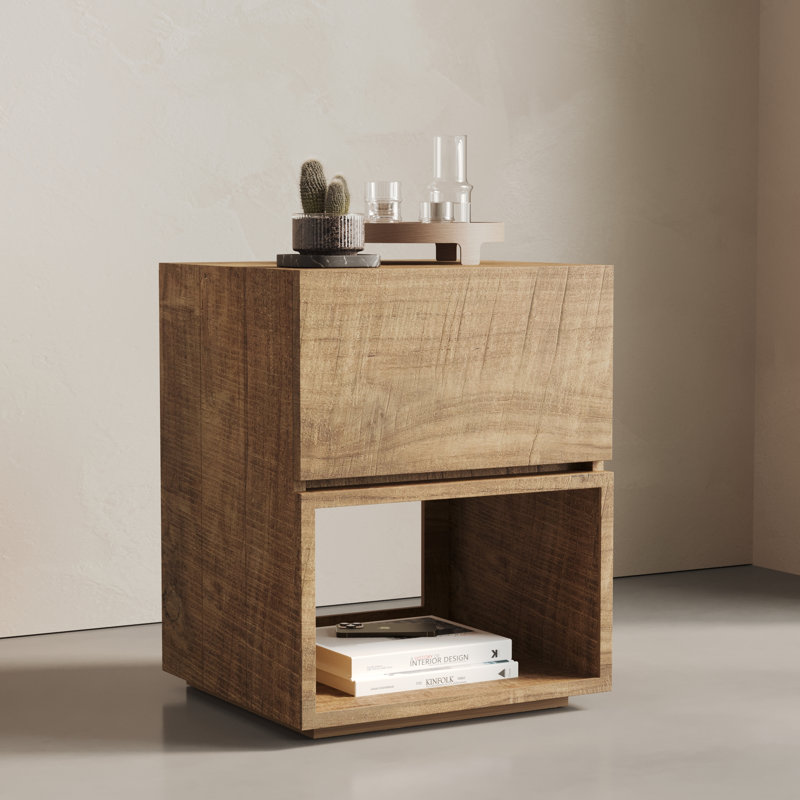 Burma Nightstand - Natural Reclaimed Teak