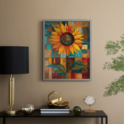 Série FLORAL CDLxxxi - reproduction encadrée de qualité supérieure - prête à être accrochée - aucun clou requis