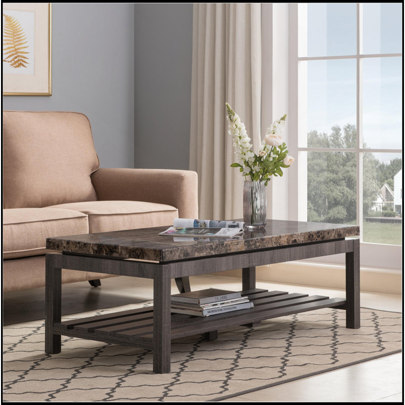 Table basse Occasional Faux marbre