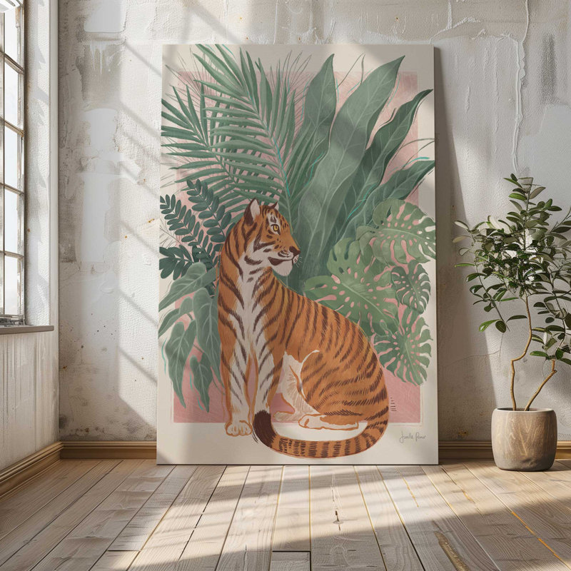 Jungle Majesty, grande impression sur toile, H 54 po x l 36 po