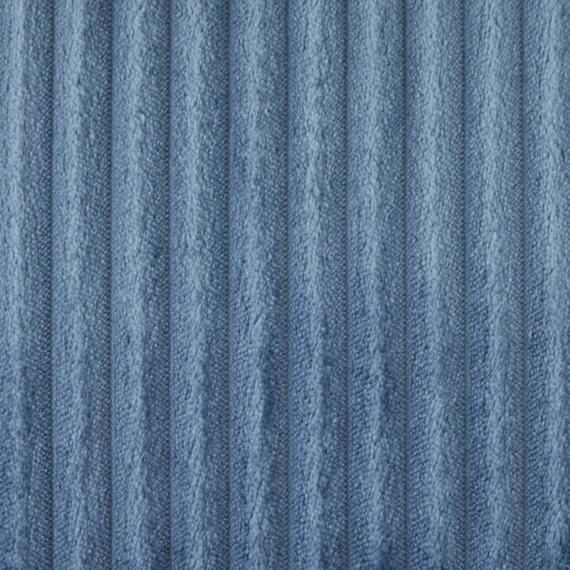 Canapé modulaire moderne avec confort ergonomique, Blue Corduroy
