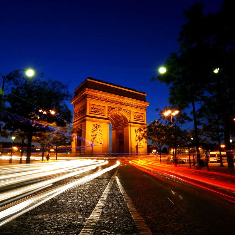 Ruthwell Arc De Triomphe In Night par - Photographie de toile tendue, H 36 po x l 36 po