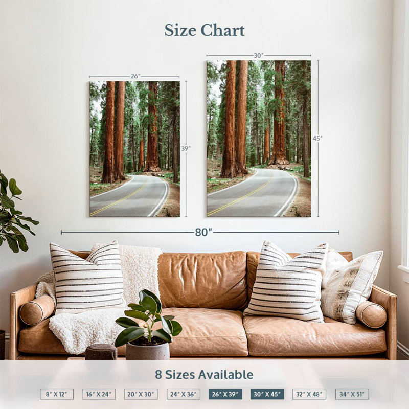 Mehar Sequoia Highway, 39" H x 26" W
