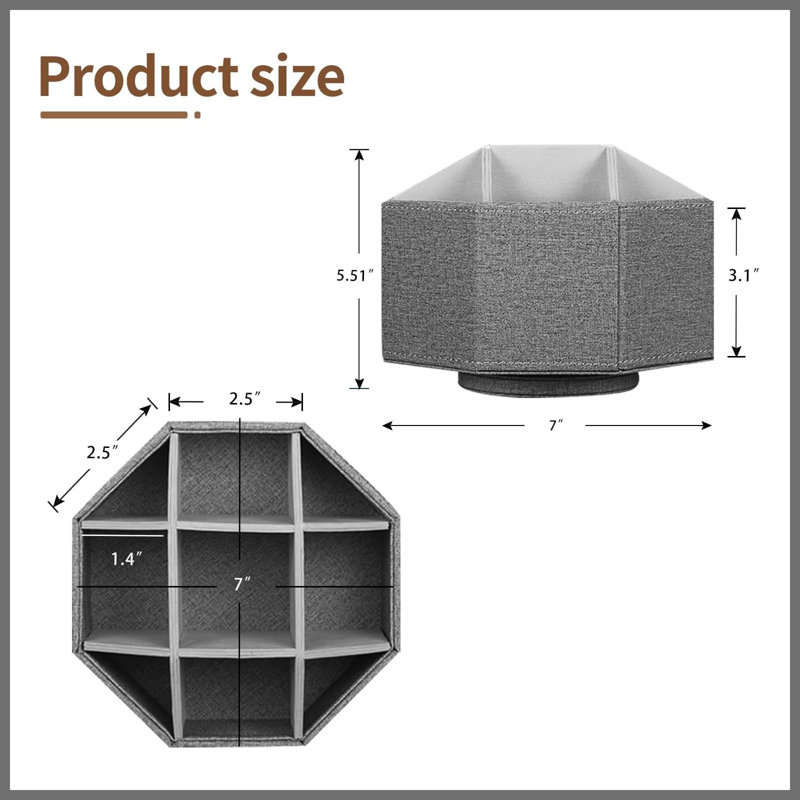 Support de télécommande en cuir de polyuréthane rotatif à 360 °, support de rangement pour télécommandes, brosses à maquillage, lunettes