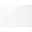 Bureau d'ordinateur, bureau personnel, ordinateur portable, tiroirs de rangement, L 48 po, travail, stratifié blanc brillant, contemporain, moderne