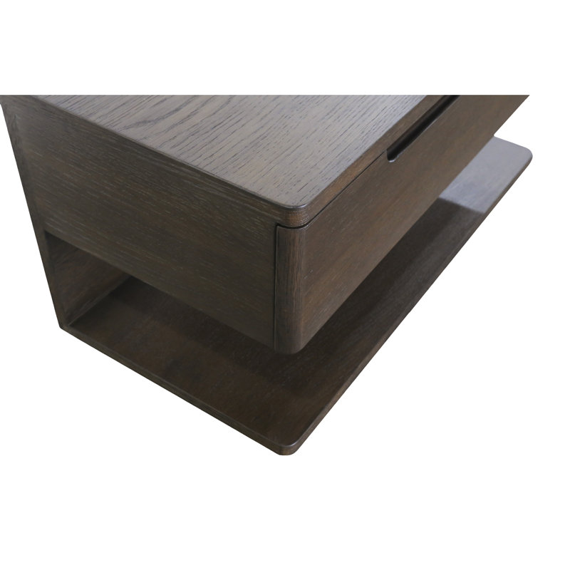 Jonah Floating Nightstand Dark Brown
