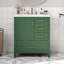 Ensemble de meuble-lavabo avec lavabo 30 po, armoire de rangement pour salle de bain avec porte à fermeture douce, 3 tiroirs à fermeture douce et plateau amovible, structure en bois massif-1380683774