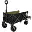 Chariot pliant pliable extra long de 300 L et 49 po avec hayon arrière, grandes roues de 7 po x 4 po tout-terrain, chariot de plage Chariot de plage pliable robuste de 400 lb pour le camping de sports de jardin