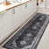 Dalyan Geometric Medallions Machine-Washable Navy/Light Gray Rug
