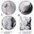 Glam Abstract Wall Decor on Metal-898847837