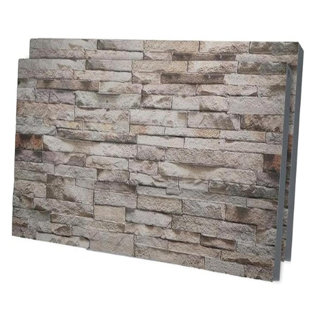 3D Wall Panels, Brick Effect Styrofoam 20" X 40" Wall Paneling (2-Pack) (Set Of 2) Covers 10 Sq Ft