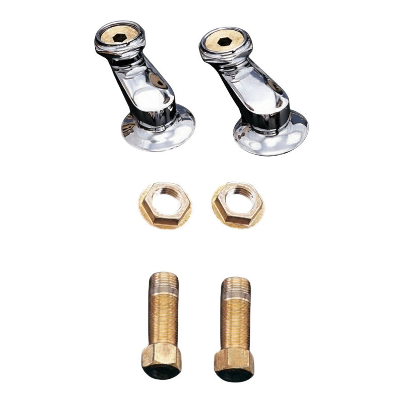 Coupleurs à bras pivotant modifié, Nickel mat