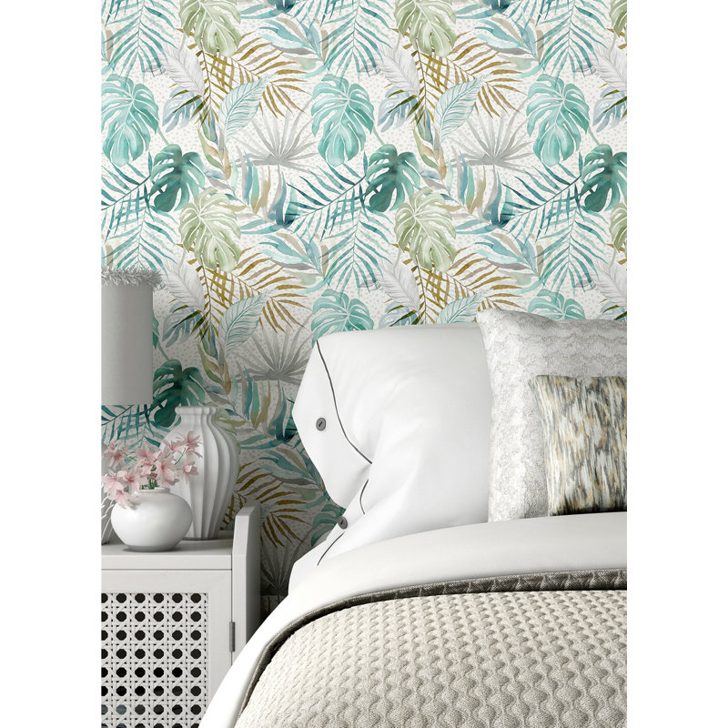 Rouleau de papier peint Bagnell, Turquoise
