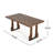 63" Rectangular Dining Table (Walnut)-484699084