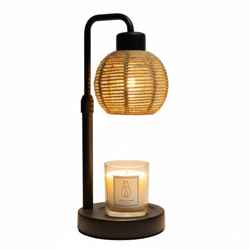 Lampe de bougie chauffe-bougie, lampe de bougie avec minuterie de cire fondante - à intensité variable et à hauteur de lampe de cire chauffante pour bougie chauffe-bougie parfumée Home Decor Brightness