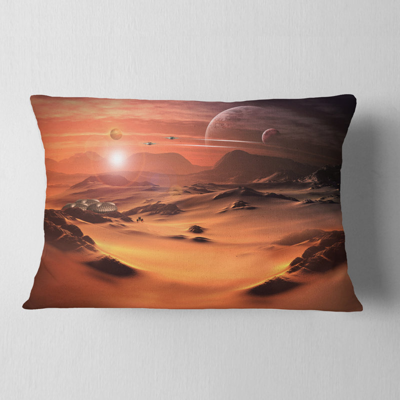 Coussin lombaire imprimé Alien
