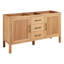 60" Ayanna Double Bathroom Vanity Set with Rectangular Undermount Sinks-77153664-77153665