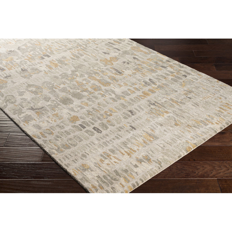 Tapis kaki touffeté à la main Samantha, Rectangle 8 pi 10 po x 12 pi