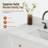 36" Free Standing Single Bathroom Vanity with Engineered Marble Top, Ceramic Sink, Backsplash-50708565