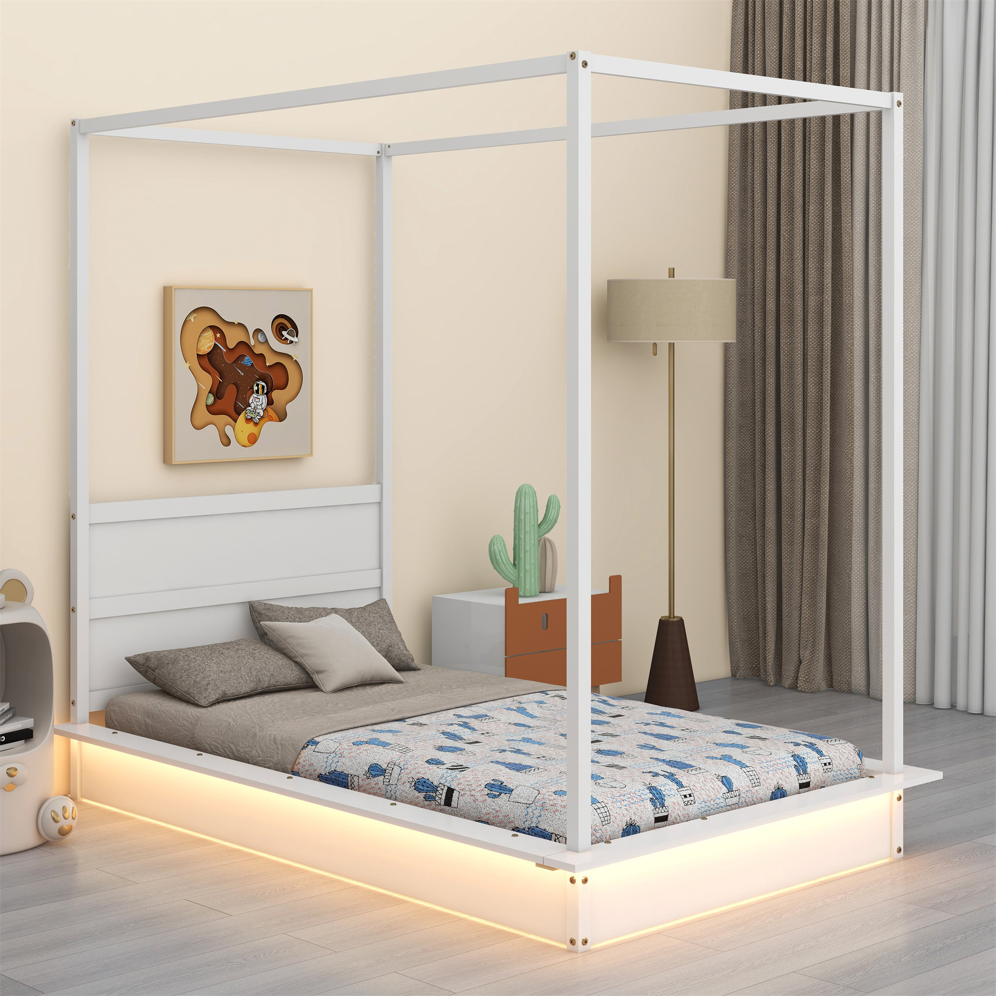 Ivy Bronx Javaeh Canopy Bed | Wayfair