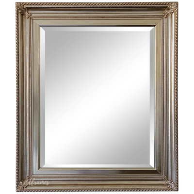 Gatsby Wood Baroque Framed Wall Mirror