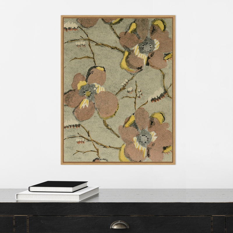 Délicat motif floral II par Baxter Mill, H 24 po x l 18 po x P 2 po